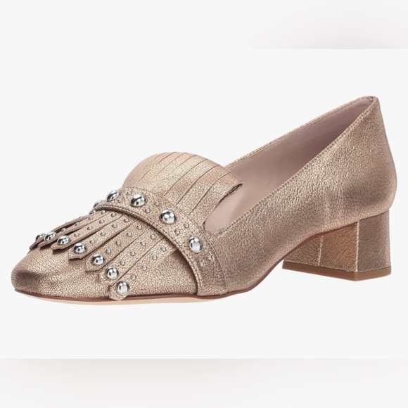 Nine West Wesh Metallic Penny Loafer - Sz 8.5 - worn twice! - Picture 2 of 10